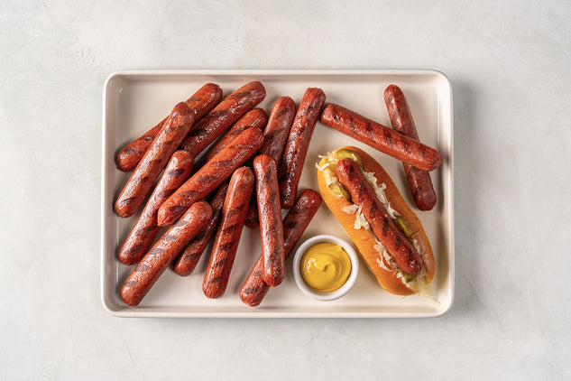 100% Grass-Fed, Pasture-Raised Uncured Beef Hot Dogs
