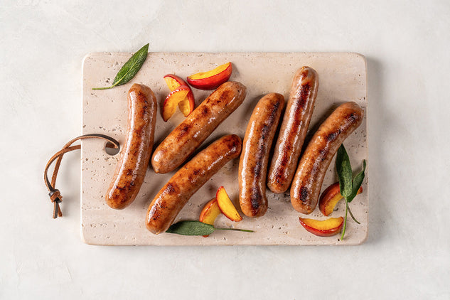 Fully Cooked Organic Free-Range Apple Chicken Sausage