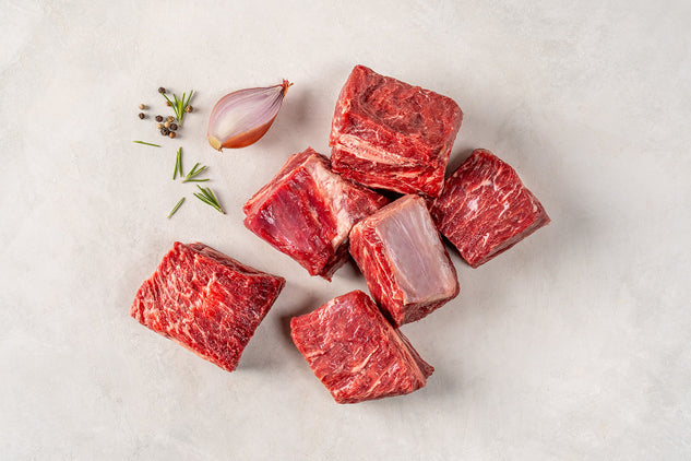 100% Grass-Fed, Pasture-Raised Bone-in Chuck Short Ribs