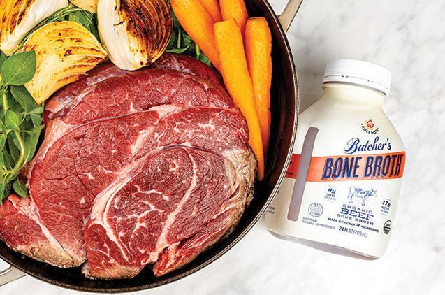 Organic, 100% Grass-Fed, Pasture-Raised Beef Bone Broth