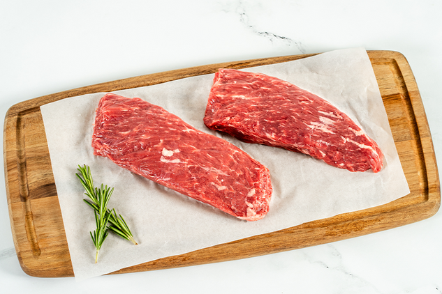 Pasture-Raised, Grain-Finished Sirloin Flap Steak - Bavette