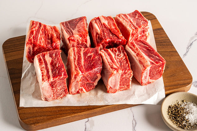 Pasture-Raised, Grain-Finished Bone-In Chuck Short Ribs
