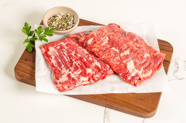 Pasture-Raised, Grain-Finished Skirt Steak