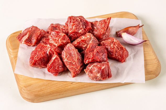 100% Grass-Fed, Pasture-Raised Stew Beef