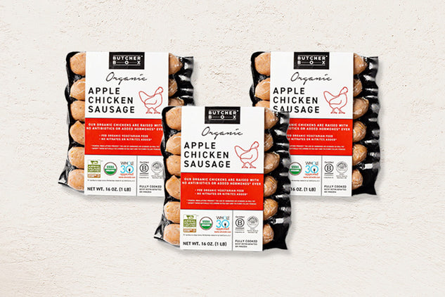 3 - Pack Apple Chicken Sausage