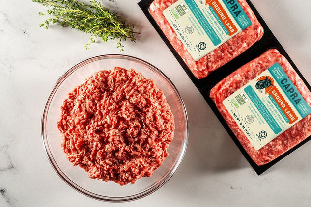 100% Grass-Fed, Pasture-Raised Ground Lamb