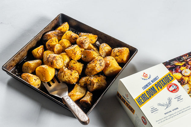 Fully Cooked Heirloom Potatoes