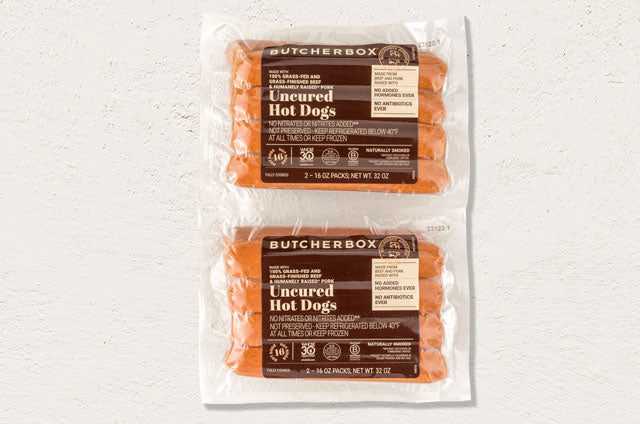 Uncured Beef and Pork Hot Dogs